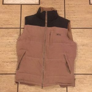 Women's tan winter vest M NWOT Intec